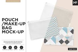 The Make Up Bag Mock Up Pouch By Mocca2go Mesmeriseme On Creativemarket Business Card Mock Up Sticker Template Business Card Logo
