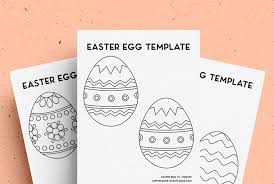 The spruce / elise degarmo the easter coloring pages in the list below are sure to put your chi. Free Easter Egg Template Coloring Pages For 2022 Crazy Laura