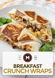 The Breakfast Crunch Wrap Recipe Breakfast Breakfast Brunch Recipes Crunch Wrap