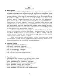 Musik tradisional menuruttumbijo (1977 : Makalah Musik Tradisional Docx