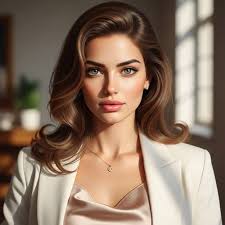 Vibrant Female Comedian with Long Blonde Hair