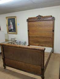 1910 Bedroom Furniture Styles Oak Full Size Bed Hand Carved Circa 1910 Refinished And R Furniture Antique Bedroom Furniture Contemporary Modern Furniture