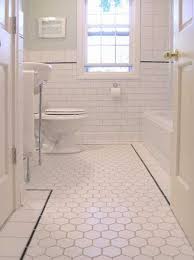 Maybe you would like to learn more about one of these? 34 White Hexagon Bathroom Floor Tile Ideas And Pictures White Subway Tile Bathroom Bathroom Flooring Bathroom Tile Designs