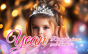 Amazon.com: Yean Silver Princess Headband Rhinestone Headbands Sparkly Hair  Accessories for Women and Girls (Silver, One size) : Clothing, Shoes &  Jewelry