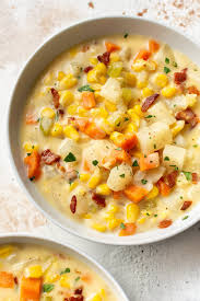 It was bland and utterly tasteless. This Corn And Potato Chowder With Bacon Is Creamy Easy To Make And Totally Delicious Corn Chowder Recipe Chowder Recipes Corn Chowder