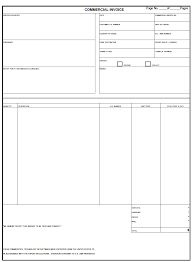 Free Commercial Invoice Template Pdf Word