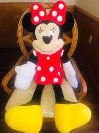 Cute Large 3ft Minnie Mouse Plush Doll In Great Condition Disney Stuffed Animals Plush Dolls Minnie