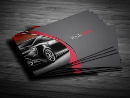 Rent A Car Business Card Clean Business Card Design Business Cards Cleaning Business Cards