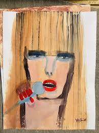 Items: 4 paintings by C. Leonard & J. Smith + Mecca Normal