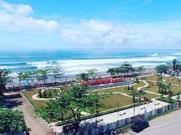 Menikmati keindahan pantai pangandaran dari udara. Wisata Pantai Pangandaran Rencana Kembali Dibuka 5 Juni 2020 Ini Syarat Buat Pengunjung