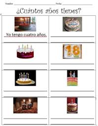 Maybe you would like to learn more about one of these? Spanish Age Cuantos Anos Tienes Writing Activity Tpt