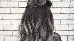 Henry margu ombre dark brown goleden honey wigs with bangs long body wave synthetic wigs for women heat resistant cosplay party. Gray Ombre Hair Trend Takes Over Instagram Teen Vogue