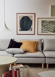 Bemz Silver Grey Conscious Pinstripe For Ikea Soderhamn Section Sofa Review Ikea Sofa Easy Home Decor