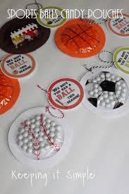 Maybe you would like to learn more about one of these? Easy Sports Team Treat Sports Balls Candy Pouches With Free Printable Keeping It Simple