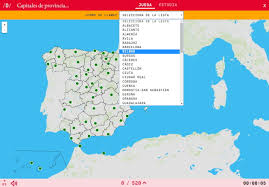 Mapa Para Jugar Como Se Llama Capitales De Provincias De Espana Mapas Interactivos De Didactalia