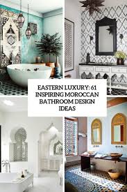 Moroccan theme party wall decor: 61 Inspiring Moroccan Bathroom Design Ideas Digsdigs