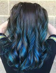 Move over, purple shampoo.blue shampoo is having a moment. Dark Blue Highlights On Brown Hair Novocom Top