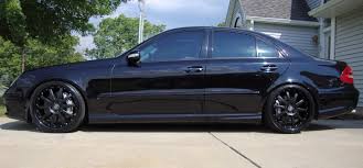 Pics Of My Blacked Out E55 On 20 Dpe S Mbworld Org Forums Pics E55 Amg Mercedes W211
