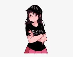 Decal stands for a picture, design, or label that can be transferred on any surface. Shadman Drawing Keemstar Daughter Anime Girl Decal Roblox Png Image Transparent Png Free Download On Seekpng