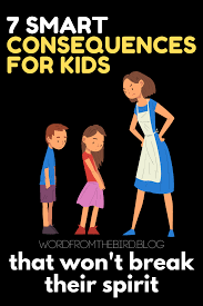 7 Effective Consequences For Kids Word From The Bird Parenting Kids Behavior Kids And Parenting Smart Parenting