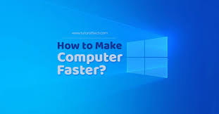 In this guide, i have used the words proven ways because these all methods to make computer run faster worked well for me when i tried them on my two years old pc. How To Make Your Computer Faster Windows 10