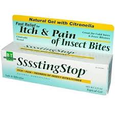 Boericke Tafel Sssstingstop Topical Gel With Citronella 2 75 Oz 78 G Insect Bites Citronella Bite Relief