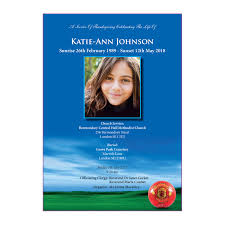 A funeral is our last opportunity to respect and say goodbye to someone who mattered to us. Football Man United Funeral Order Of Service Booklets