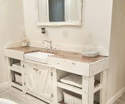 A farmhouse vanity is a vanity that has a rustic appearance to it. Top 54 First Rate Reclaimed Bathroom Vanity Farmhouse Style Country Layjao