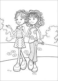 Dino coloring book pink tyrannosaurus, baby blue triceratops, orange sky and any color stars you want. Groovy Girls Malarbilder For Barn Teckningar Online Till Skriv Ut NÂº 22 Coloring Pages For Girls Coloring Pages Coloring Books