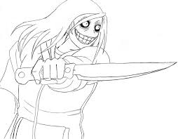 In fact, they are one of the scariest animals in the whole world. Jeff The Killer Coloring Pages