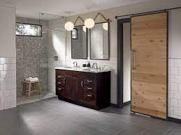 Upc 886071170947 cardell cabinets boden 30 in w x 31 in h. Fiske Bathroom In Twilight On Maple Industrial Bathroom Detroit By Cardell Cabinetry Houzz