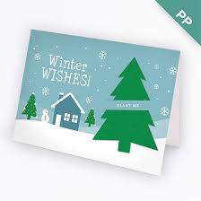 Deliver festive blessings and seasonal wishes to clients and coworkers with personalized online holiday greeting cards from greenvelope. Winter Wishes Business Holiday Cards Botanical Paperworks
