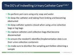 Although the process can be discussed and covered in the classroom, the size of the text, the time involved and its relative importance can be added to create a feeling of being overwhelmed by the entire process. Catheter Care And Maintenance Agency For Healthcare Research And Quality