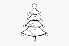 Dreamstime is the world`s largest stock photography community. Christmas Tree With Christmas Balls Vector Illustration Christmas Tree Black And White Hd Png Download Kindpng