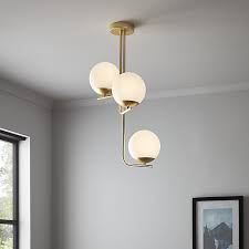 Shop birch lane for farmhouse & traditional pendant lighting, in the comfort of your home. Baldaz Brushed Brass Effect 3 Lamp Pendant Ceiling Light Diy At B Q
