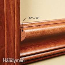 Apply a continuous bead of construction adhesive to the back of the chair rail, then align the bottom of the molding with your level line on the wall. How To Install A Chair Rail Chair Rail Trim Carpentry Chair Rail Molding