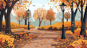 Jesienny Park: wektory i ilustracje do darmowego pobrania | Freepik