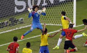 Brazil brazil 1 germany germany 7. Mexican Jesus Guillermo Ochoa Thwarts Brazil With Wonder Saves South China Morning Post