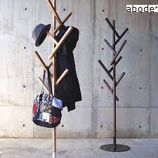 楽天市場 メーカー直送品 コートハンガー forty アボード abode ハンガーラック スリム おしゃれ 省スペース 玄関 コート掛け 木製 木 フック ポールハンガー ポールスタンド 北欧 かっこいい かわいい モダン 洋服掛け 帽子 衣類 収納 女性 テレワーク 在宅