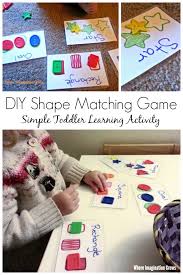 Fun fall tree preschool activity! Diy Shape Matching Game For Toddlers Where Imagination Grows