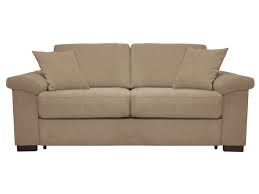 Le canapé convertible est un meuble deux en un qui sert de canapé transformable en lit. Canape Convertible 2 5 Places Soflit 2 Coloris Beige Conforama