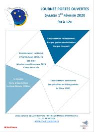 Journee Portes Ouvertes Le Samedi 1er Fevrier 2020 Lycee Antoine De Saint Exupery