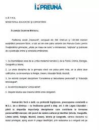 CoaliÅ£ia Pentru Familie Scrisoare DeschisÄƒ Luand Act De Cele Patru Variante De Plan Cadru Pentru Gimnaziu Aflate Pe Masa De Lucru A Ministerului EducaÅ£iei Si ObÅ£inute De Presa Online Platforma ImpreunÄƒ Se