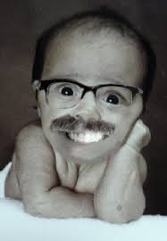 Rare photo of a "so young, but whatta hekk! STILL so stachey" edition of  Suckmaster Timelord! Taken the day he saw Joe "HC" Johnsons HC for the very  first time during a