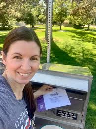 Voting reminder for local election