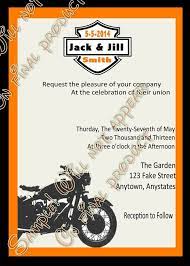 Harley Davidson Wedding Invitations Harley Biker Wedding Invitations Motorcycle By Craftyhoo Biker Wedding Biker Wedding Theme Motorcycle Wedding Invitations