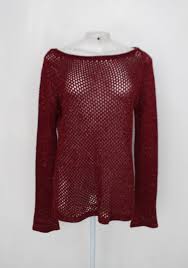 Sueter Madame Ms Feminino Vermelho Com Fios Dourados Compre Por Menos Repassa