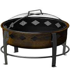 Check spelling or type a new query. Landmann Bromley 26 Inch Antique Bronze Outdoor Patio Wood Burning Fire Pit Walmart Com Walmart Com