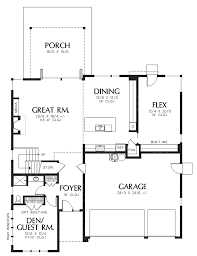 Prairie Style House Plan 81239 With 4 Bed 3 Bath 3 Car Garage House Plans Contemporary House Plans Prairie Style Houses