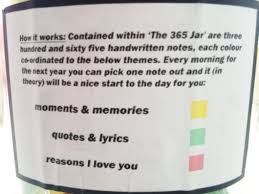 Just like a time capsule; Boyfriend Puts 365 Love Notes In A Jar For His Girlfriend Funzug Com